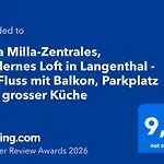 Casa Milla-zentrales, Modernes Loft In -am Fluss Mit Balkon, Parkplatz Und Grosser Kueche Appartamento *
